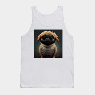 Critter the Pugosaurus Tank Top